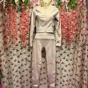 New Mix Pink and Yellow Women's two piece Set